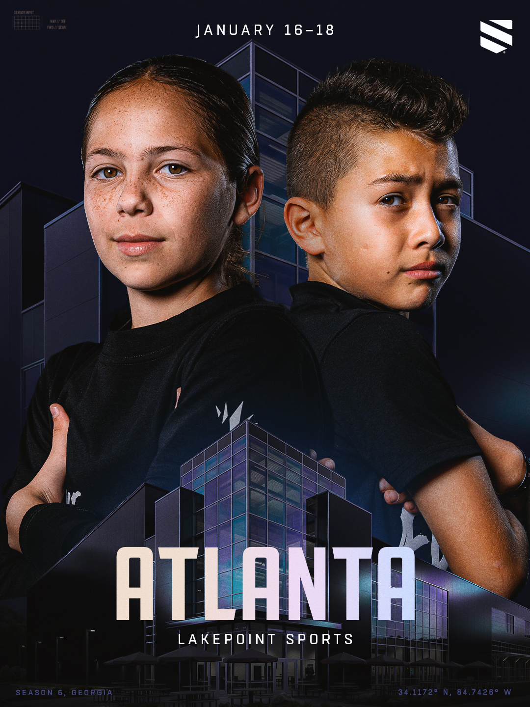Atlanta, Georgia — January 16–18, 2027 — LakePoint Sports